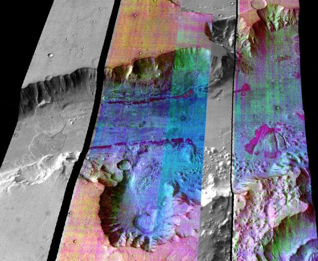 NASA image: Ganges Chasma