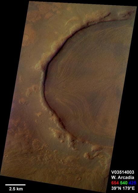 NASA image: Western Arcadia Planitia