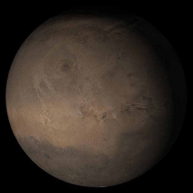 NASA image: Mars at Ls 288°: Tharsis