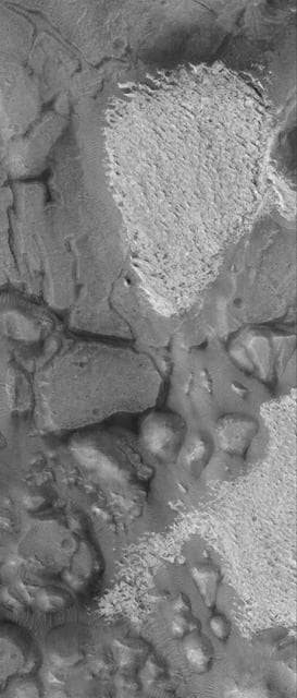 NASA image: Aram Chaos Rocks