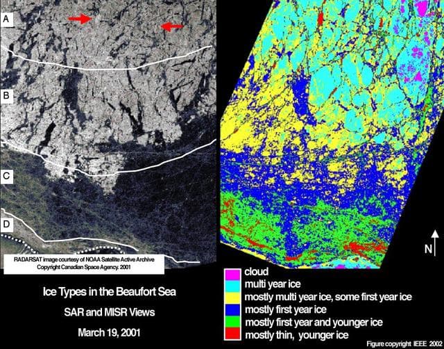 NASA image: Ice Types in the Beaufort Sea, Alaska