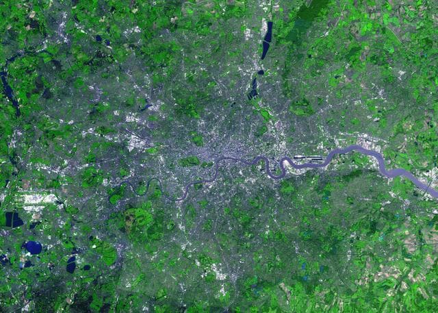 NASA image: London, England