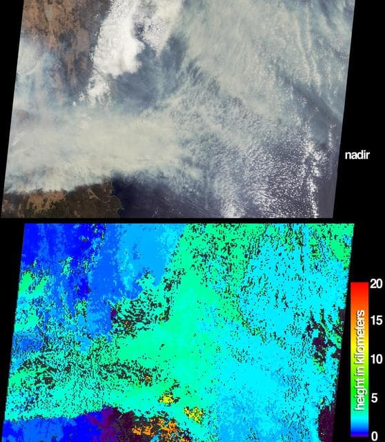 NASA image: Fires in the Australian Capital Territory