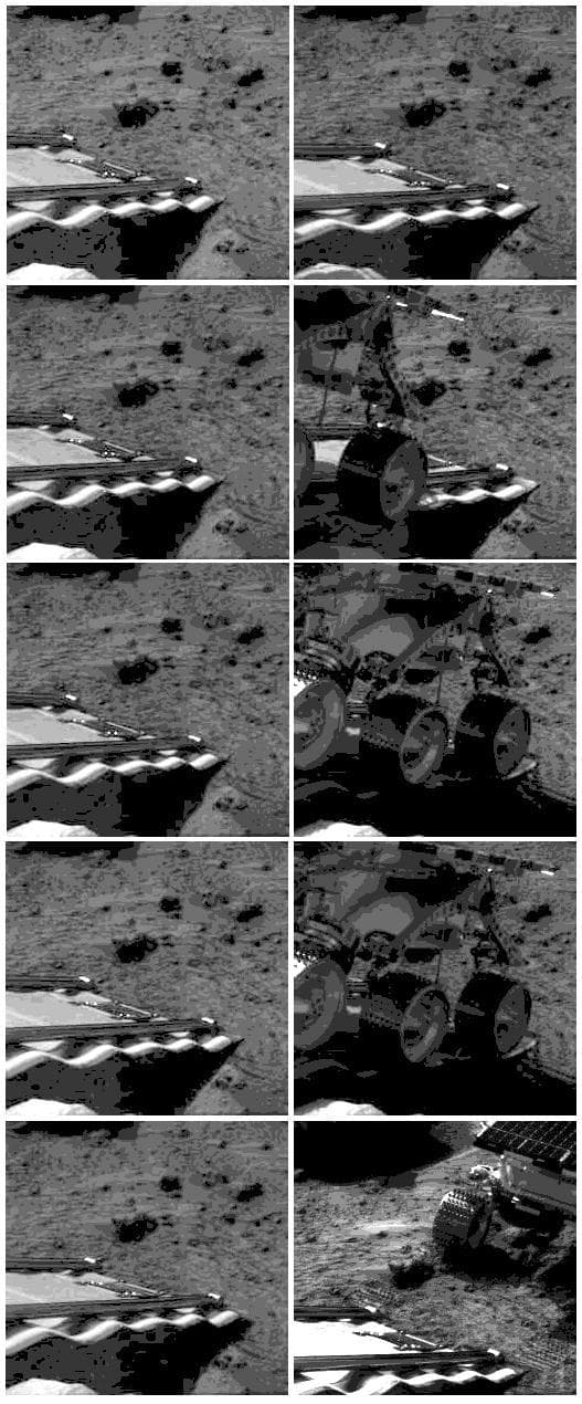NASA image: Six Wheels on the Soil