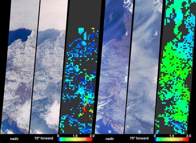 NASA image: Aerosols over Central and Eastern Europe