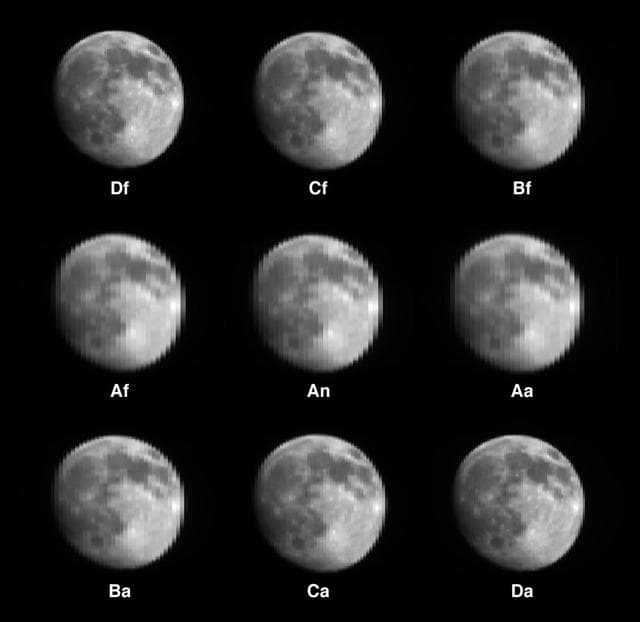 NASA image: MISR Views the Moon