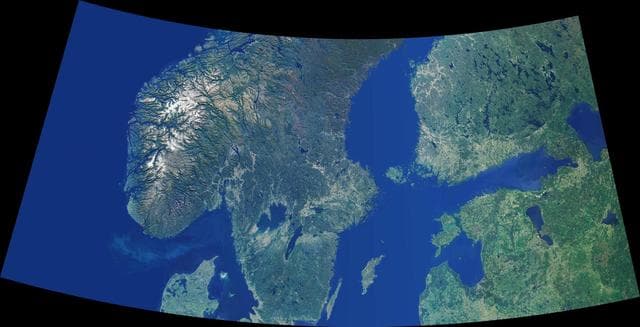 NASA image: Scandinavia and the Baltic Region
