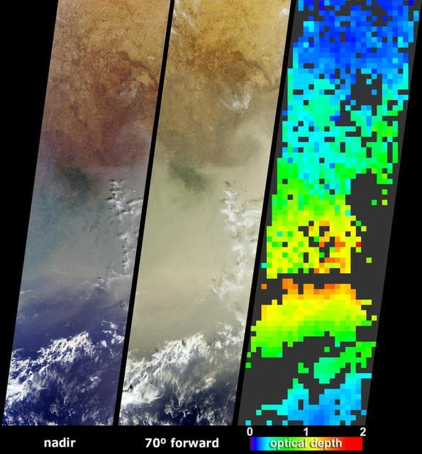 NASA image: Hazy and Dusty Skies over Western Africa