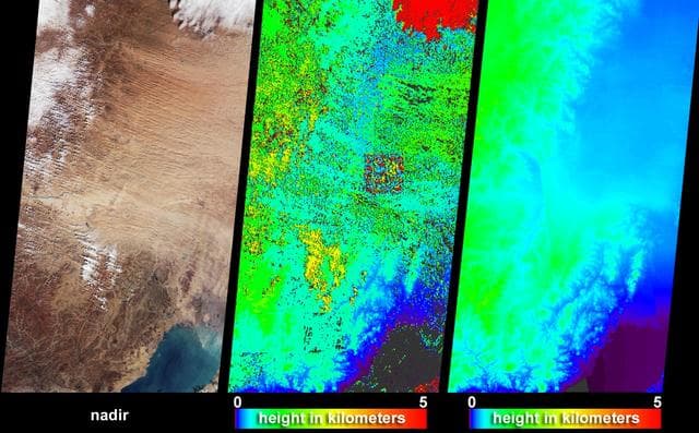NASA image: Dust and Sand Sweeps Over Northeast China