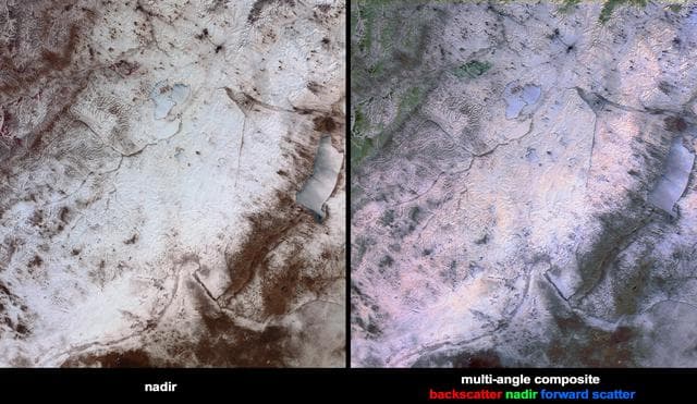 NASA image: Snowstorm Along the China-Mongolia-Russia Borders