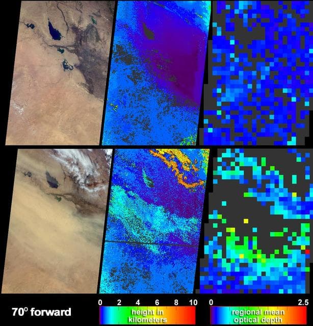 NASA image: Elevated Dust over the Middle East