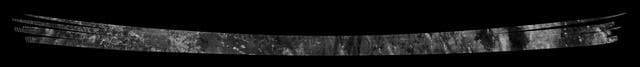 NASA image: Titan Radar Swath T-50 Flyby - Feb. 7, 2009