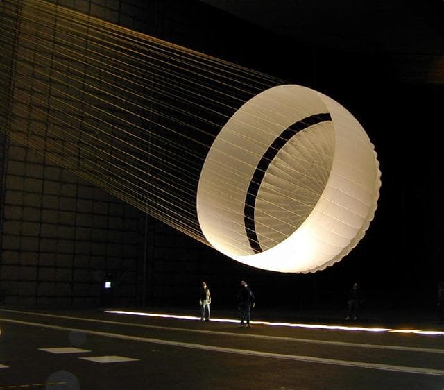 NASA image: Parachute Test