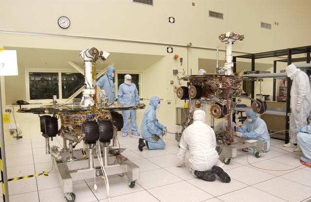 NASA image: Adjustments to Rover 1