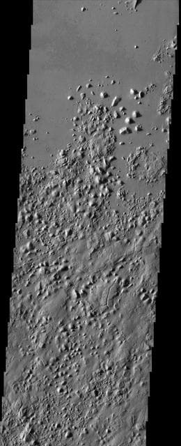 NASA image: Highland/Lowland contact