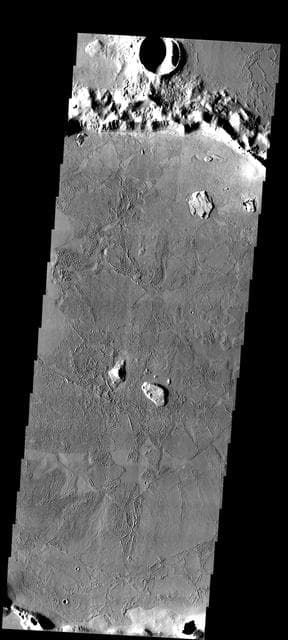NASA image: Flooded Crater