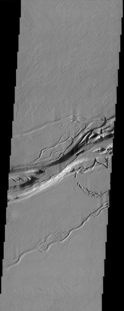 NASA image: Olympica Fossae