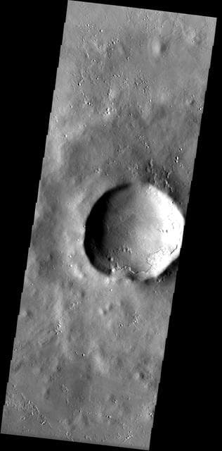NASA image: Chipped Paint Crater