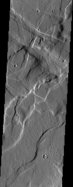 NASA image: Crosscutting Grabens