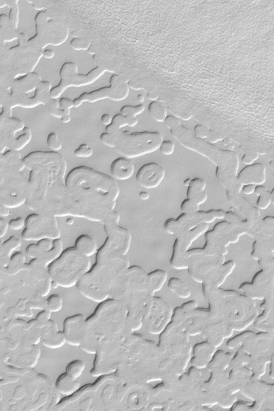 NASA image: South Polar Ice Cap