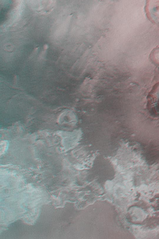 NASA image: Northern Sinus Meridiani Stereo