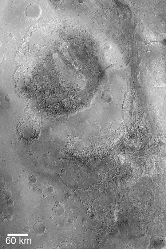 NASA image: Aram and Iani Chaos