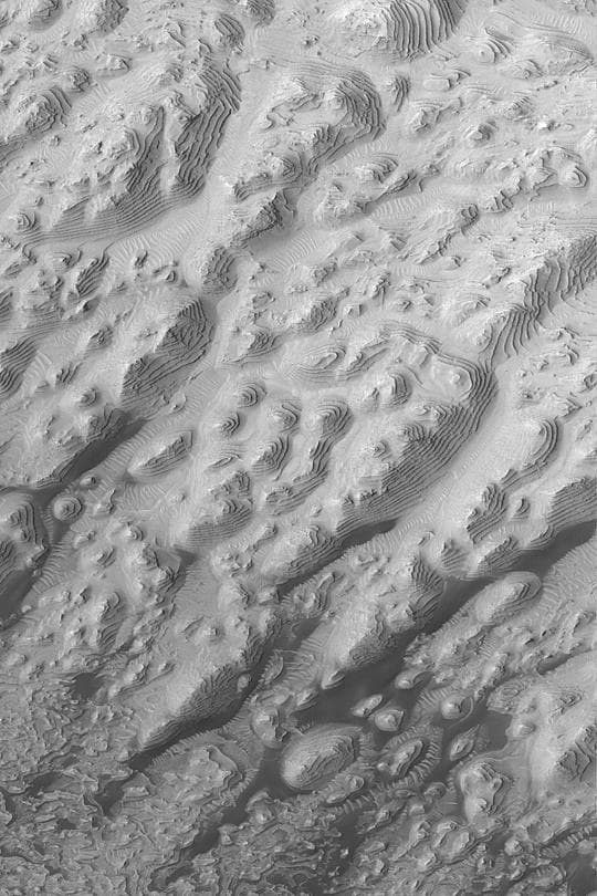 NASA image: Sedimentary Rock Layers