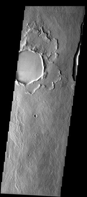 NASA image: Unusual Crater