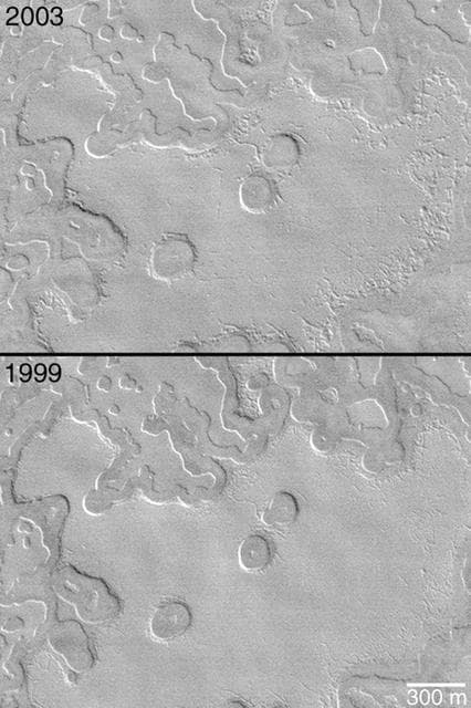 NASA image: Two Mars Years of South Polar Change