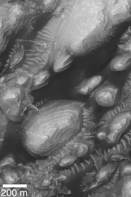 NASA image: Eroded Sedimentary Rock