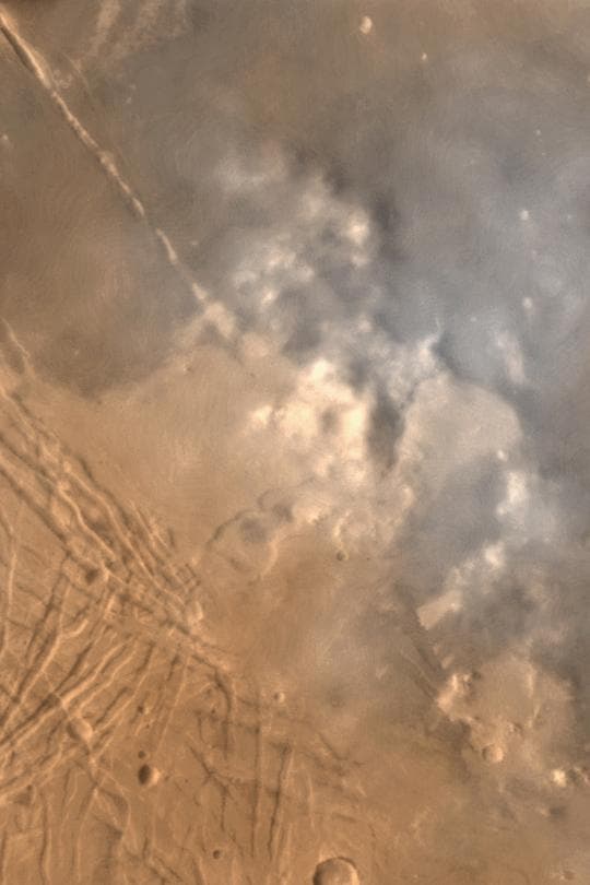 NASA image: Syria/Claritas Dust Storm