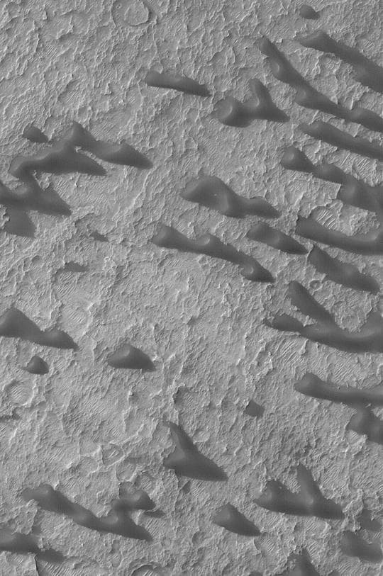 NASA image: Sand Dunes of Schaeberle Crater