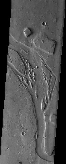 NASA image: Channels and Erosion