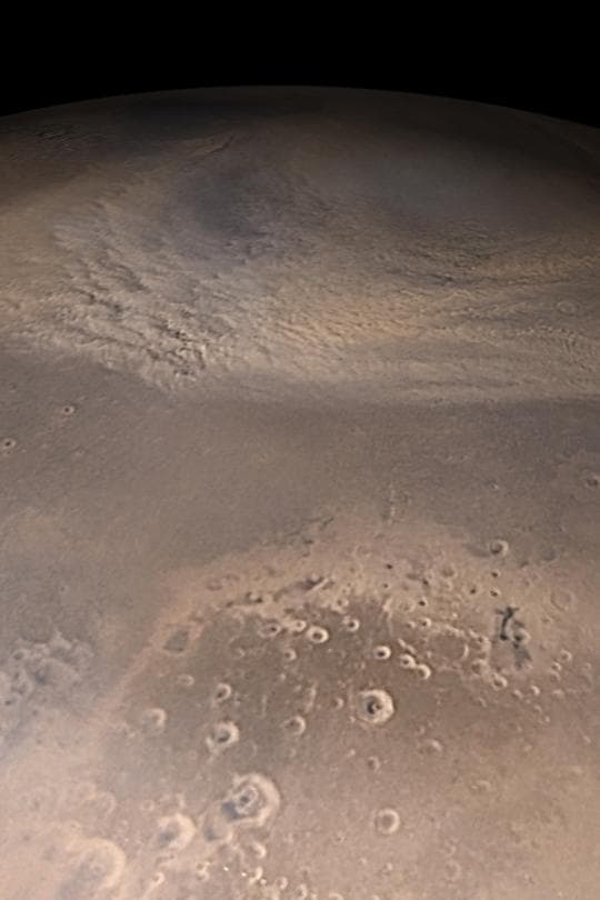 NASA image: Autumn Dust Storm