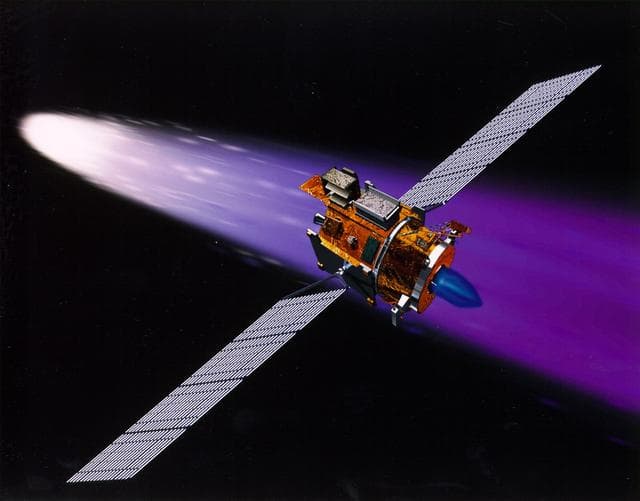 NASA image: Deep Space 1 Using its Ion Engine Artist Concept