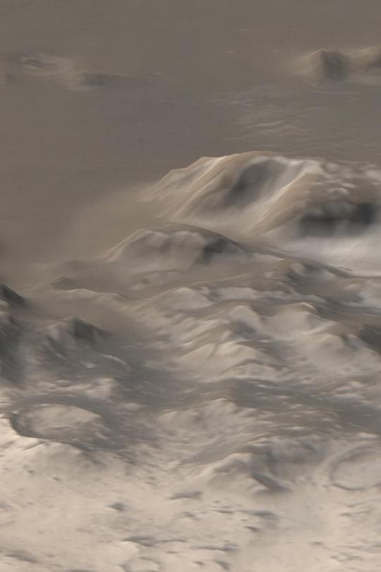 NASA image: Frosty Mountains