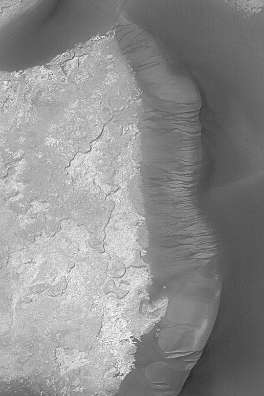 NASA image: Kaiser Dune Avalanches
