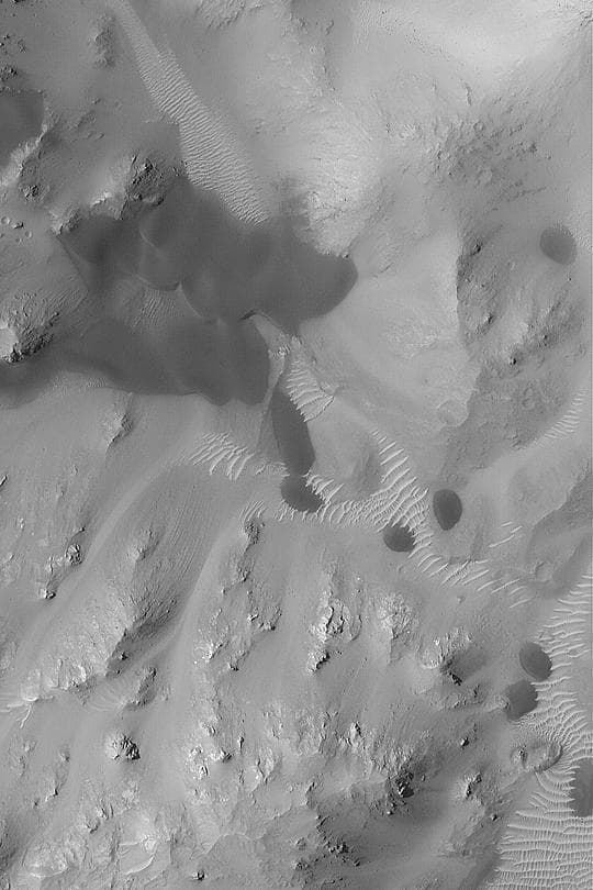 NASA image: Windblown Dunes and Ripples