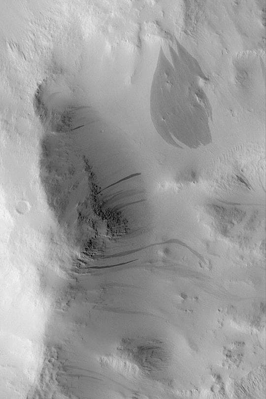 NASA image: Dark Slope Streaks