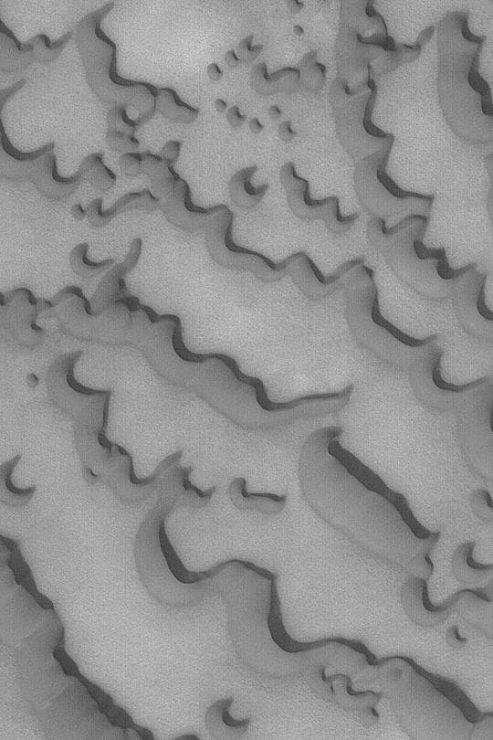 NASA image: North Polar Sand Dunes
