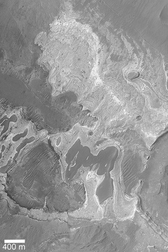 NASA image: Sedimentary Rock Near Coprates