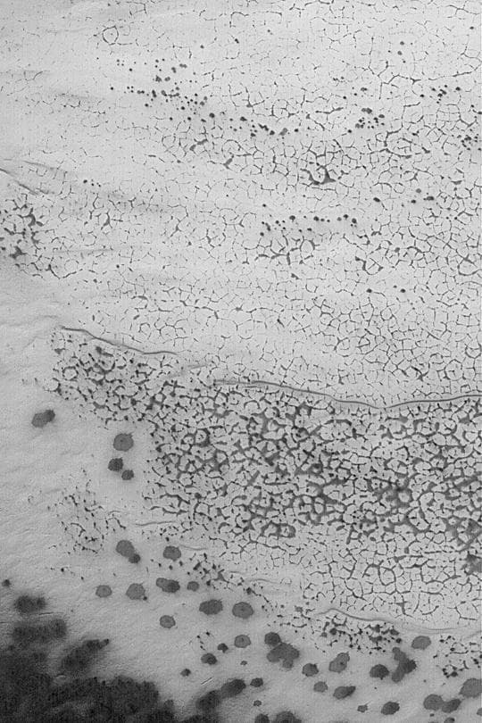 NASA image: Polygons in Martian Frost