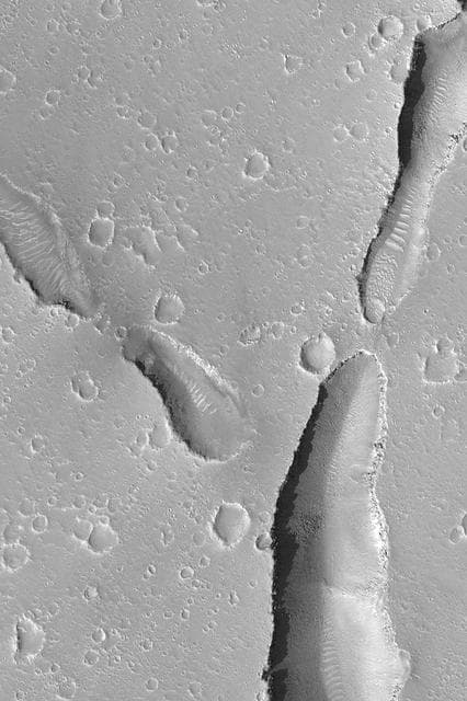 NASA image: Hephaestus Fossae