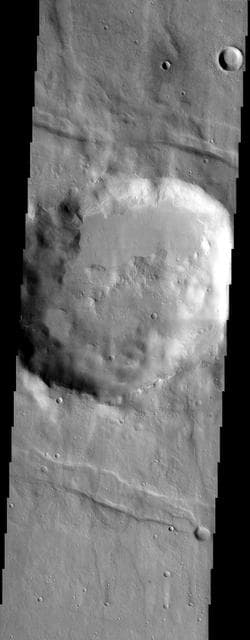 NASA image: Thaumasia Crater
