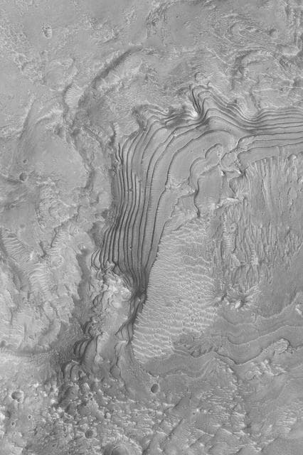 NASA image: Ancient Sedimentary Rocks