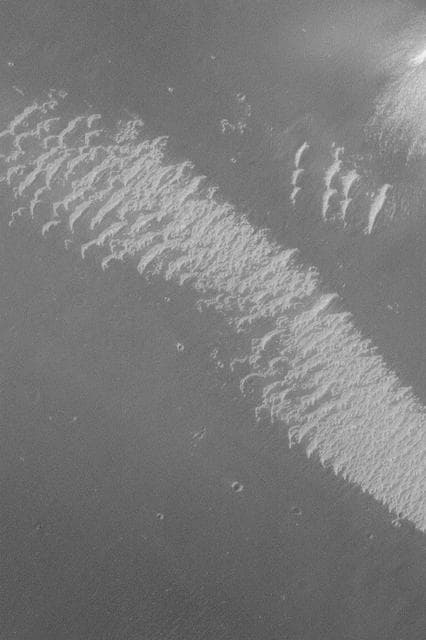 NASA image: Brazos Valles Dunes