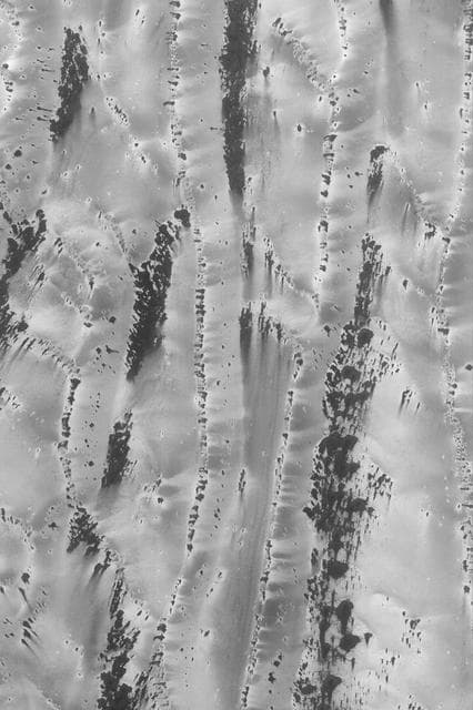 NASA image: Defrosting Richardson Dunes