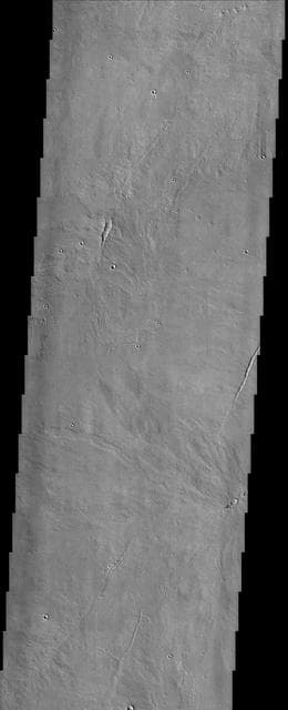 NASA image: Lava Flows near Pavonis Mons