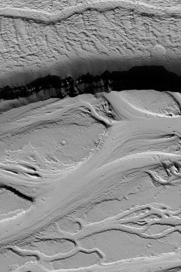 NASA image: Olympica Fossae
