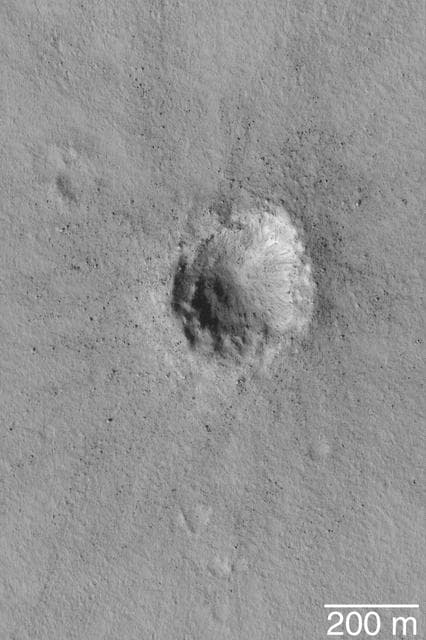 NASA image: Small Impact Crater